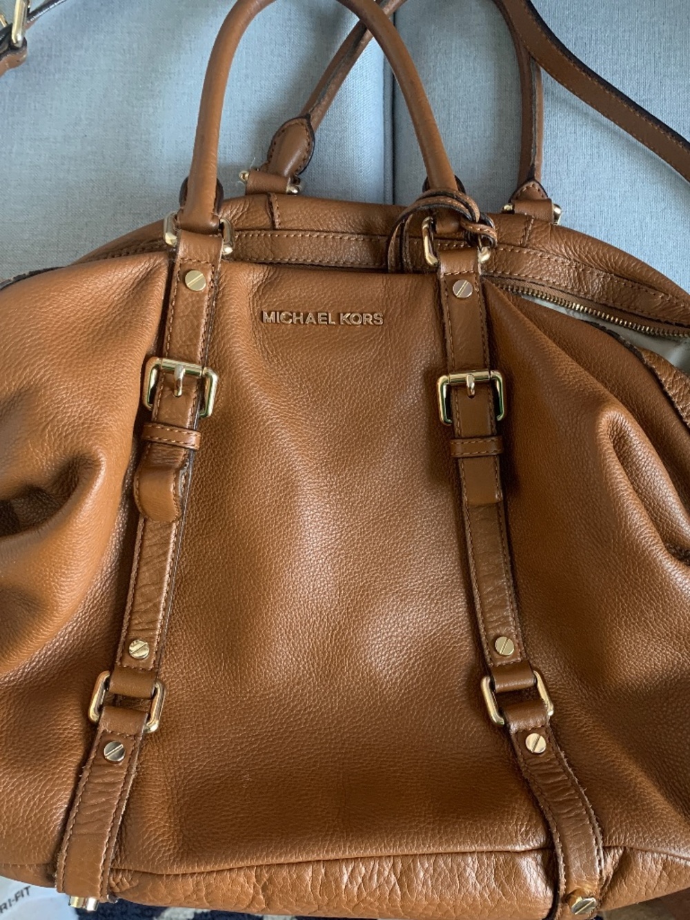 Michael Kors Light Brown Leather Tote